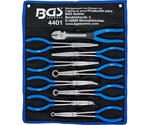 BGS 4401 | Serie di pinze a becco lungo e per connettori piatti candele | extra lunghe | 9 pz.
