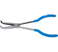 BGS 4405 | Pinza becchi mezzi tondi | extra lunga | 90° piegata | 260 mm