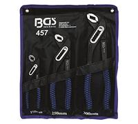 TRIS SET PINZE REGOLABILI A PAPPAGALLO PROFESSIONALI BGS 457