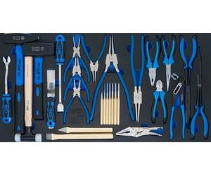 BGS 4793 | Modulo per carrelli portautensili XL: set martelli, pinze e scalpelli | 28 pz.