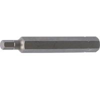 BGS technic PRO+ - Chiave a inserto con impronta a brugola da 6 mm, lunghezza 75 mm, esagono 10 mm
