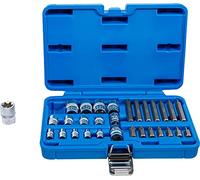 BGS Set di punte e bussole profilo E / profilo T (per Torx), 30pz. Quantità:1