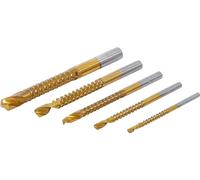 BGS 50795 | Set di frese HSS | nitrato al titanio | 3-8 mm | 5 pezzi