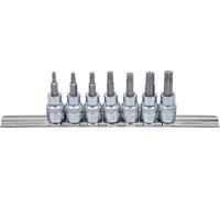 BGS Set di inserti bit azionamento quadro interno 10mm con profilo a T (per Torx) T15 - T50, 7pz. Quantità:1