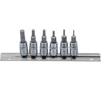 BGS inserti bit 1/4 pollici, interno, esagonale, 1,5 - 6 mm, 1 pezzo, 5151
