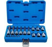 BGS 5173 | Serie di chiavi a bussola | 6,3 mm (1/4") / 12,5 mm (1/2") | profilo a T (per Torx) | 18 pz.