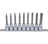 BGS Set inserti bit, attacco quadrato interno 12,5 mm (1/2"), profilo a T (per TX), 9 pezzi Quantità:1