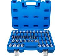 BGS technic – Set punte a bussola BGS 5180, attacco 1/2" (12,5 mm) – Dentatura interna XZN – 26 pz