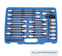 BGS 5184 - Speciale Kfz-Biteinsatz-Set,1/4 " + 1/2 ",38-tlg. IN Valigetta Nuovo