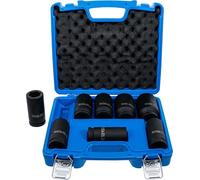 Juego de llaves de vaso de impacto, extra largas | entrada 20 mm (3/4") | 22-38 mm | 8 piezas