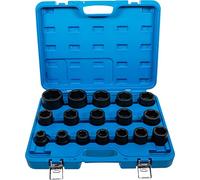 BGS 5242 | Set di bussole | 20 mm (3/4") | 19 - 55 mm | 17 pz.