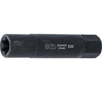BGS 5246-E20 | Bussola profilo E, extra lungo | attacco esagonale esterno da 22 mm | E20