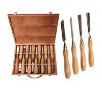 BGS 52712 | Set scalpelli con manico in legno | 12 pz.
