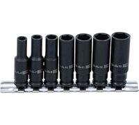 BGS 5299 | Set di bussole esagonali, profonde | 6,3 mm (1/4") | 6-13 mm | 7 pz.