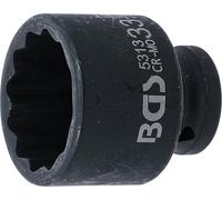 BGS 5313 | Inserto per chiave a bussola duodica | Azionamento quadrato interno 12,5 mm (1/2") | SW 33 mm