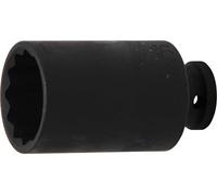 BGS 5341 | Bussola poligonale, profonda | 12,5 mm (1/2") | 35 mm | Azionamento quadrato interno 12,5 mm (1/2"), acciaio al cromo-molibdeno, funzionamento a mano e avvitatore a percussione