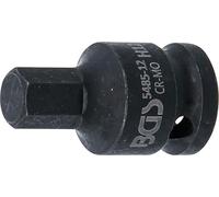 'Bgs 5485 - 12 Potenza Bit utilizzo | 12,5 mm (1/2) | esagono incassato 12 mm