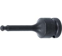 BGS 5488-6 - Inserto Avvitatore per Inserti Forzati, Lunghezza 75 mm, Attacco Interno Quadrato 12,5 mm (12''), Esagono Incassato con Testa Sferica da 6 mm