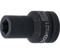 BGS Bussola esagonale, profonda, 25 mm (1"), 21 mm Quantità:1