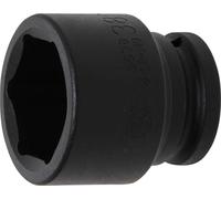 BGS 5638 | Bussola esagonale | 20 mm (3/4") | 38 mm | Azionamento quadrato interno 20 mm (3/4"), per avvitatori manuali e a percussione, perno di bloccaggio/anello di gomma