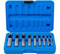 Fermec Set 9 fustelle 3-12mm punzoni per cuoio, pelle con valigia BGS 565