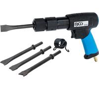 BGS Set di Bulini e Scalpelli per Martello Pneumatico Con Schnelllösefutter 6240