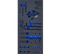 BGS 6682 | Modulo per carrelli portautensili 1/3: Serie di calibri per fori testa cilindro | 28 pz.