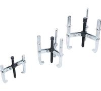 Juego de extractores interior/exterior de 2/3 brazos | 100/120 / 150 mm | 3 piezas