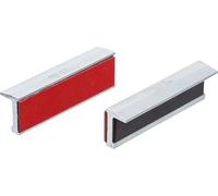 BGS 6798 | ganasce protettive per morsa | alluminio | larghezza 100 mm | 2 pezzi | con magnete | alluminio | ganasce
