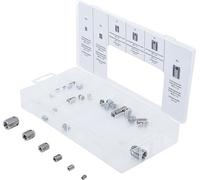 BGS 6844 | Assortimento bussole filettate | autofilettanti | 32 pz.