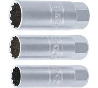 BUSSOLE PER CANDELE POLIGONALI SET 3 PZ ATTACCO 3/8” 14 - 16 - 18 mm BGS