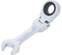 BGS 6911 | Chiave combinata a cricchetto | corta | 100 mm | inclinabile | SW 11 mm | Chiave a cricchetto dentata fine | acciaio CV