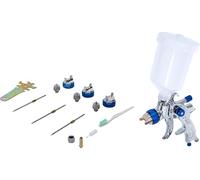 BGS 70048 | Pistola a spruzzo ad aria compressa | con 3 ugelli | 1,4 - 1,7 -