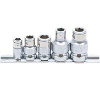 BGS 70103 | Bussola porta inserti con sfera di tenuta | 6,3 mm (1/4") / 10 mm (3/8") / 12,5 mm (1/2") | 5 pz.