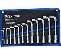BGS 70186 - Set di chiavi per tubi a foro profondo, 8-19 mm, 12 pezzi