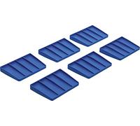 BGS 70222, divisori per cassetta degli attrezzi, in plastica, 6 pezzi.