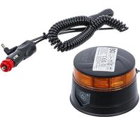 BGS 70343 | Accumulatore lampeggiante rotante | giallo | con magnete | 12 V / 24 V | Ø 130 mm