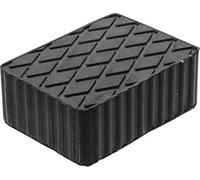 Almohadilla de goma | para plataformas elevadoras | 160 x 120 x 60 mm
