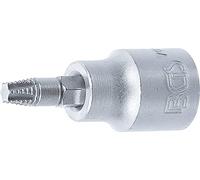 BGS 7098-T27 | Inserto estrattore per viti | Azionamento quadrato interno 10 mm (3/8") | per profilo a T difettoso (per Torx) T27