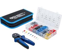BGS 71000 | Pinza crimpatrice per terminali 0,25 - 10 mm² | con assortimento di puntalini 0,5 - 10 mm²