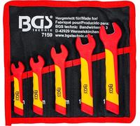 Llave plana de una boca VDE | 7-14 mm | 5 piezas