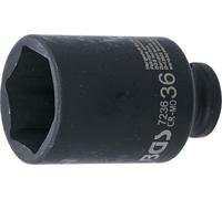 BGS Bussola esagonale, profonda, 12,5 mm (1/2"), 36 mm Quantità:1