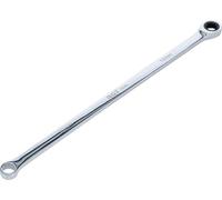 BGS 7240 | Chiavi a cricchetto doppio e a anello | extra lunghe | 10 mm | Lunghezza 257 mm, 72 denti, profilo di uscita dodiangolare, acciaio al cromo vanadio, cromato, lucido