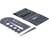 BGS 74247 | Sagoma per viti e filetti | metrico | M3 - M20, 0,5 - 13,00 mm