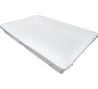 BGS 74261 74261 | Vasca di raccolta con beccuccio | Bianco | 50 l | Vasca multiuso | Vasca di raccolta universale | Vasca di raccolta in plastica | per olio, liquidi refrigeranti, ecc.