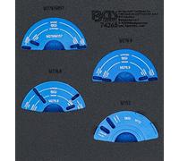 BGS 74265 | Werkstattwageneinlage 1/6: Set di utensili per la regolazione dell'albero a camme | per Mercedes-Benz M152, M157, M276, M278
