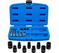 BGS 74283 | Set di chiavi a bussola e inserti per pinza del freno | 17 pezzi