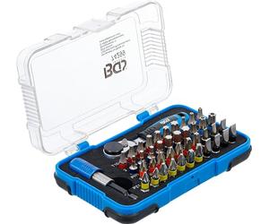 BGS 74299 | Set di inserti colorati | con cricchetto a bit | attacco esagono esterno 6,3 mm (1/4") | 43 pz.