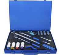 BGS 74305, Set di chiavi dinamometriche, 6,3 mm (1/4"), 10 mm (3/8"), 12,5 mm (1/2"), 31 pezzi