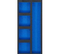BGS technic KG - Inserto per carrello da officina 1/3 BGS 74362, 5 scomparti, 408 x 189 x 32 mm